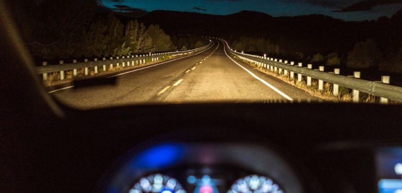 why should you slow down when driving at night